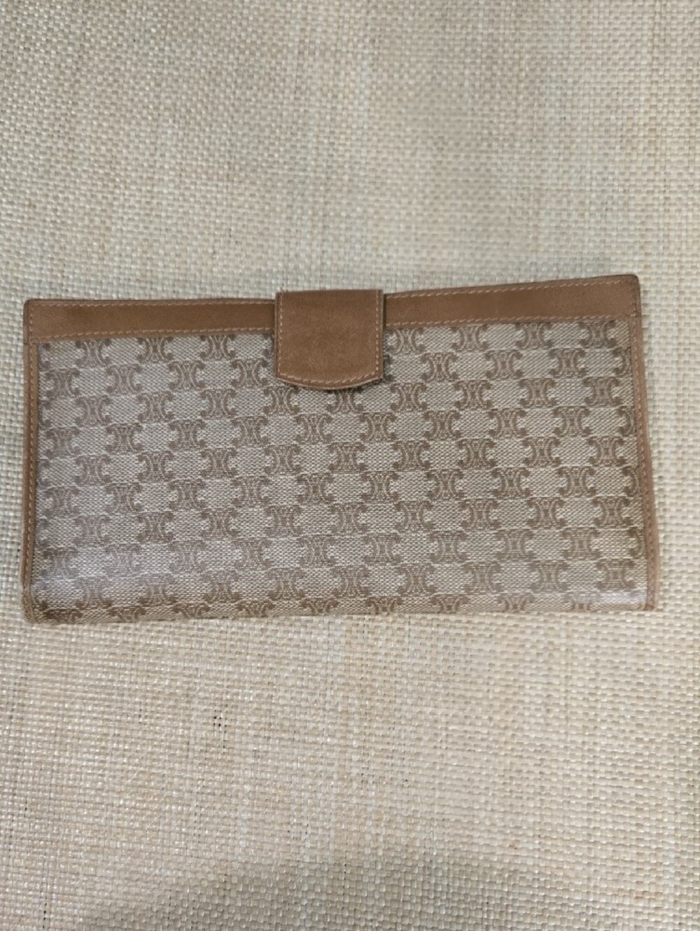 Celine Beige Tan Monogram Continental Wallet - Picture 11 of 11